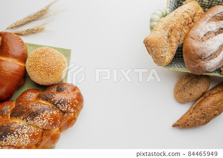 different pastry basket. High quality photo different pastry basket. High quality photo 84465949