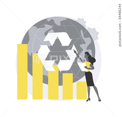 Reduce Reuse Recycle abstract concept vector illustration. Reduce Reuse Recycle abstract concept vector illustration. 84466244