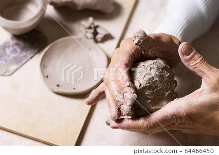 clay pottery. High quality photo 84466450