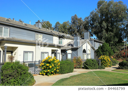 A townhouse for the millennium generation near Los Angeles, California, USA 84468799