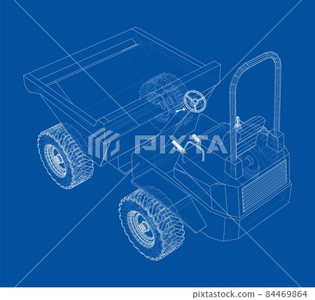 Dumper Truck. 3d illustration Dumper Truck. 3d illustration 84469864