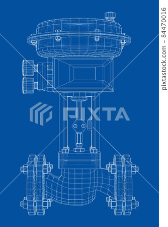 Valve with automatic electro-actuated 84470016