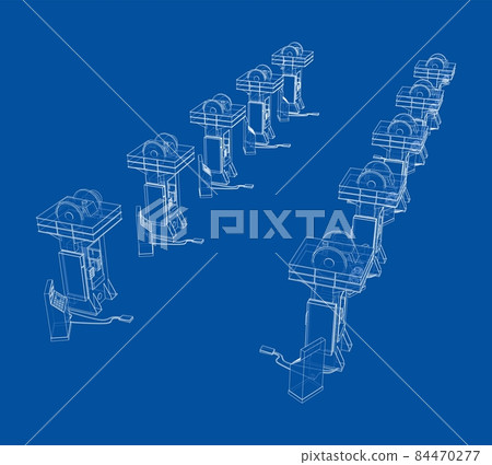 Friction screw press concept outline 84470277