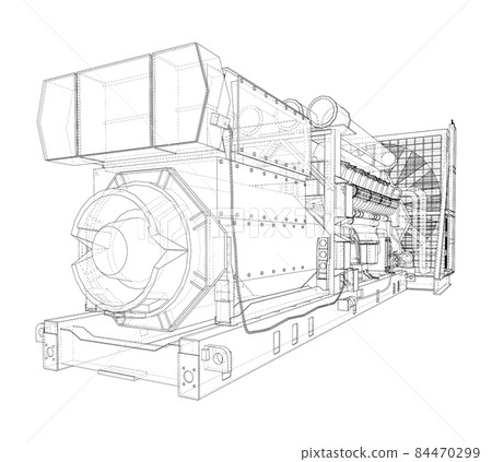 Large industrial diesel generator Large industrial diesel generator 84470299
