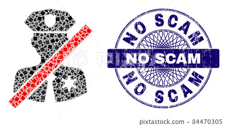 Grunge No Scam Stamp Seal and Geometric Stop Police Patrol Mosaic Grunge No Scam Stamp Seal and Geometric Stop Police Patrol Mosaic 84470305