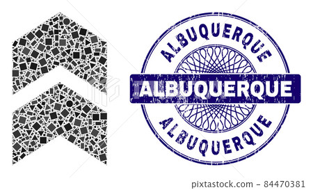 Distress Albuquerque Stamp and Geometric Shift Up Mosaic Distress Albuquerque Stamp and Geometric Shift Up Mosaic 84470381