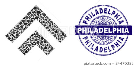 Rubber Philadelphia Seal and Geometric Shift Up Mosaic Rubber Philadelphia Seal and Geometric Shift Up Mosaic 84470383
