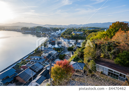 Kitsuki Castle-View from the castle tower 84470462