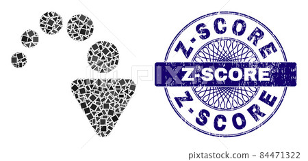Rubber Z-Score Badge and Geometric Redo Mosaic 84471322