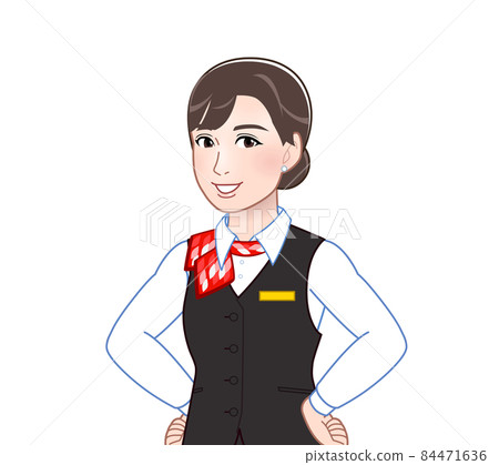 Cabin attendant women 84471636