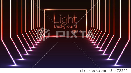 light and reflection with neon frame light and reflection with neon frame 84472291
