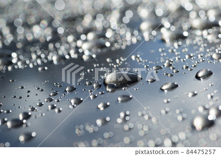 Water drops and metal feeling 84475257
