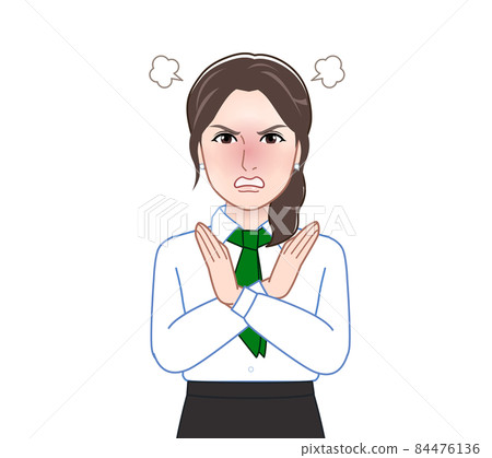 Female restaurant clerk 84476136