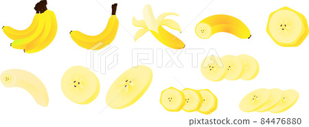 Various bananas 84476880