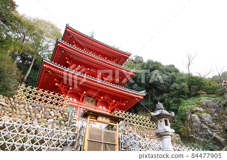 岐阜公園三層塔的秋景 岐阜公園三層塔的秋景 84477905