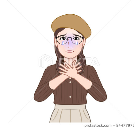 Female in a beret 84477975