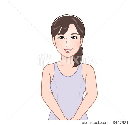 穿內衣的女性 穿內衣的女性 84479211