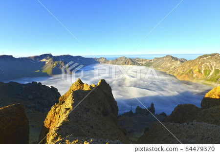 從中國北部看白頭山天地 84479370