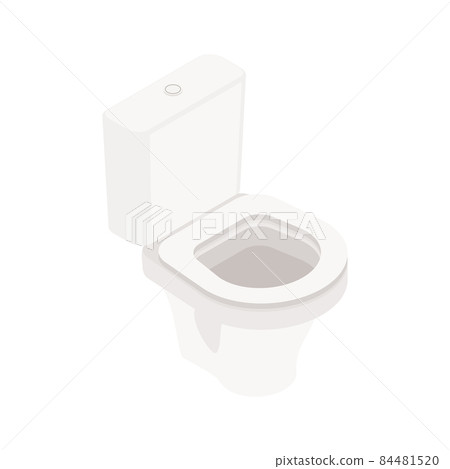 IsometricToilet Bowl Composition 84481520