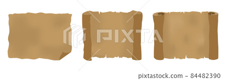 Old paper illustration set - Stock Illustration [84482390] - PIXTA