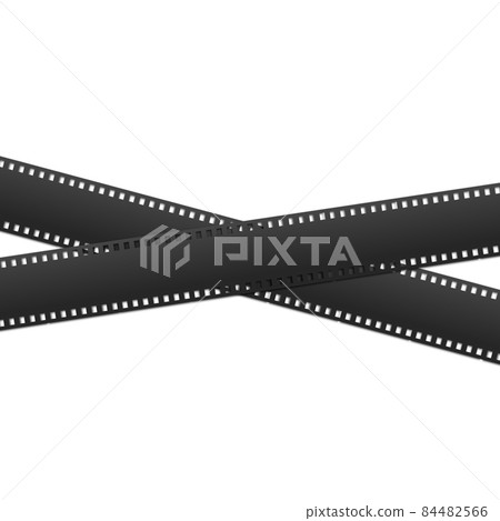 Photo film camcorder and photo camera, vector illustration. 84482566