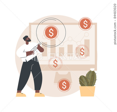 Sales index abstract concept vector illustration. Sales index abstract concept vector illustration. 84483020