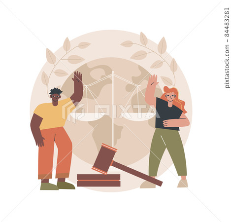 Youth rights abstract concept vector illustration. Youth rights abstract concept vector illustration. 84483281