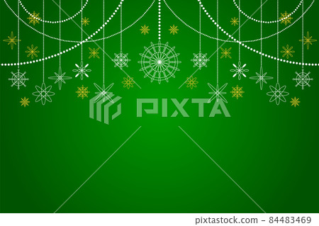 Green Christmas card decoration background vector material 84483469