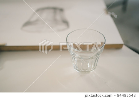 Glass pencil drawing 84483548