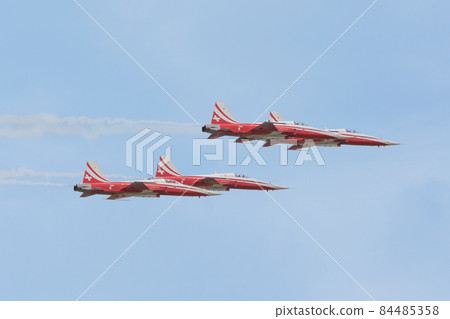 Swiss Air Force Acrobat Team "Patroille Switzerland" Diamond Formation Swiss Air Force Acrobat Team "Patroille Switzerland" Diamond Formation 84485358
