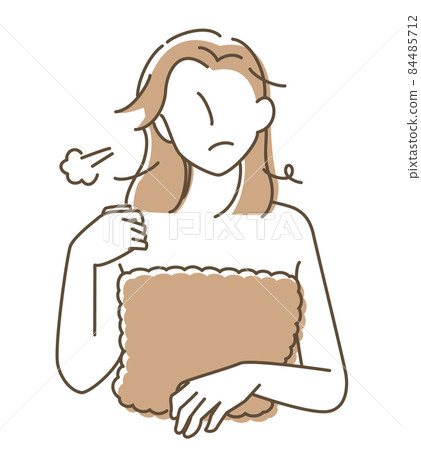 Simple and girly female illustration (sigh) Simple and girly female illustration (sigh) 84485712