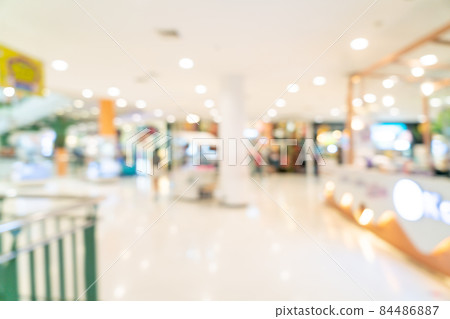 abstract blur shop and retail store in shopping mall 84486887