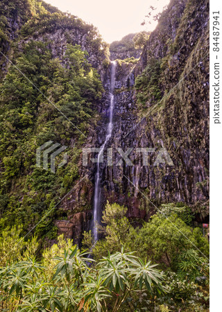 nice scenery with water in Maderira island 84487941