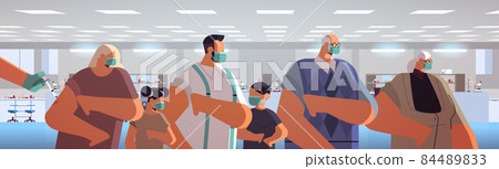 doctor hand vaccinating multi generation family patients in medical mask fight against coronavirus vaccine development doctor hand vaccinating multi generation family patients in medical mask fight against coronavirus vaccine development 84489833