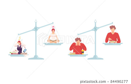 Outbalanced Scales with Different Things of Value Comparison Vector Set Outbalanced Scales with Different Things of Value Comparison Vector Set 84490277