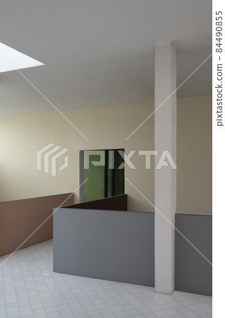 view of the interior of the Esprit Nouveau pavilion in Bologna, Italy view of the interior of the Esprit Nouveau pavilion in Bologna, Italy 84490855