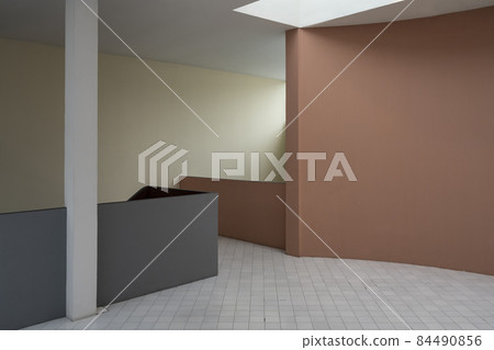 view of the interior of the Esprit Nouveau pavilion in Bologna, Italy 84490856