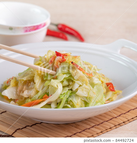 Sakura Shrimp Cabbage Vegetables Shrimp Stir fried shrimp cabbage キャベツ 84492724
