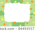 Christmas card, wreath frame 84493557