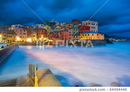 Night view of Boccadasse 84494446