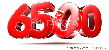 number 6500 red. 84494897
