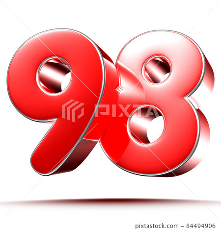 number 98 red. 84494906