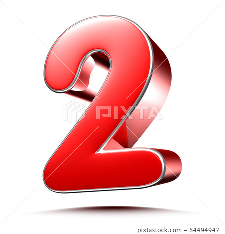 number 2 red. 84494947