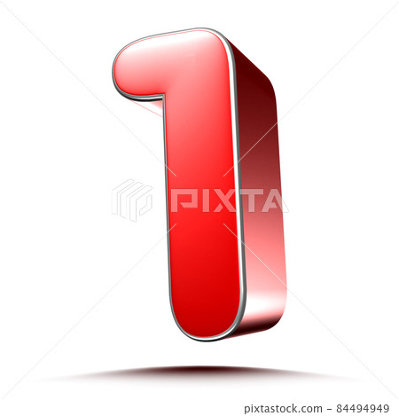 number 1 red. 84494949