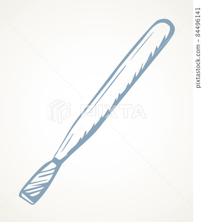 Manicure tool pusher. Vector drawing 84496141