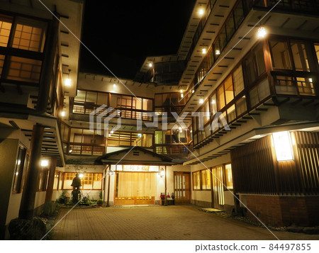 伊香保溫泉的夜景橫手館（登錄有形文化財） 84497855