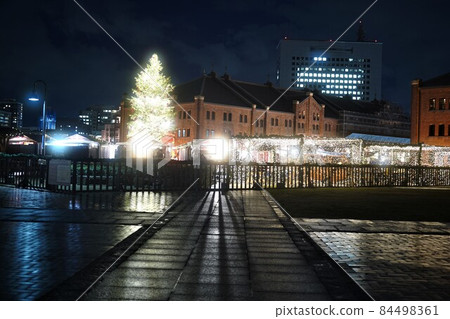橫濱紅磚倉庫聖誕市場夜景 84498361