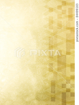 Gold leaf background (background material) Crossing and blocking of thin even curves Gold leaf background (background material) Crossing and blocking of thin even curves 84499183