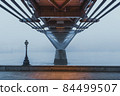 Millennium Bridge in the fog 84499507