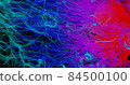 Abstract multi-colored background of threads 3d rendering 84500100
